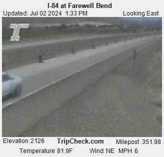 Traffic Cam I-84 at Farewell Bend